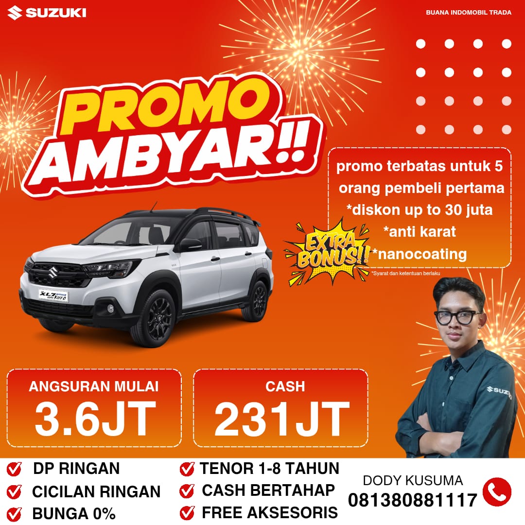 Promo Ambyar Suzuki XL7 Hybrid – Angsuran Mulai 3,6 Juta & Cash 231 Juta!